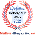 Récompense "MEILLEUR HEBERGEUR WEB"