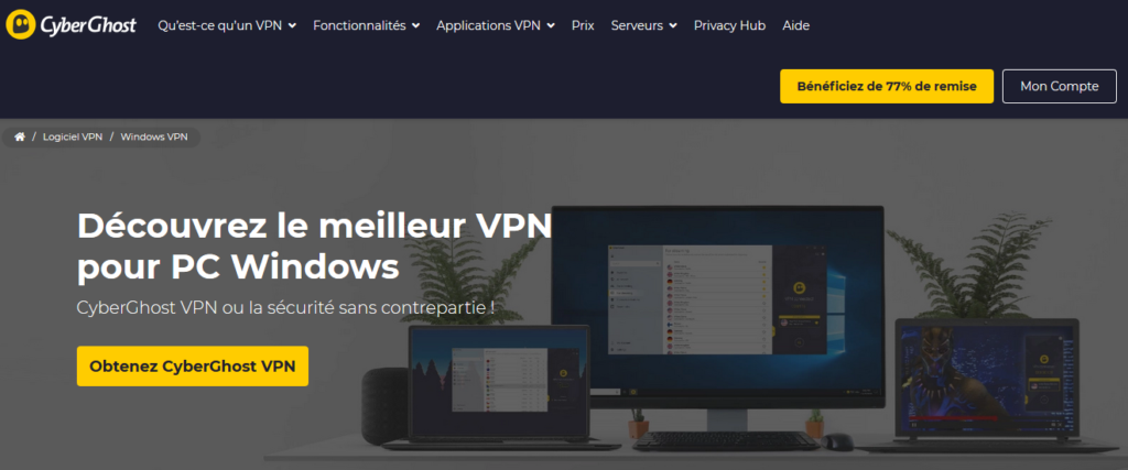 Solutions VPN pour les entreprises CyberGost