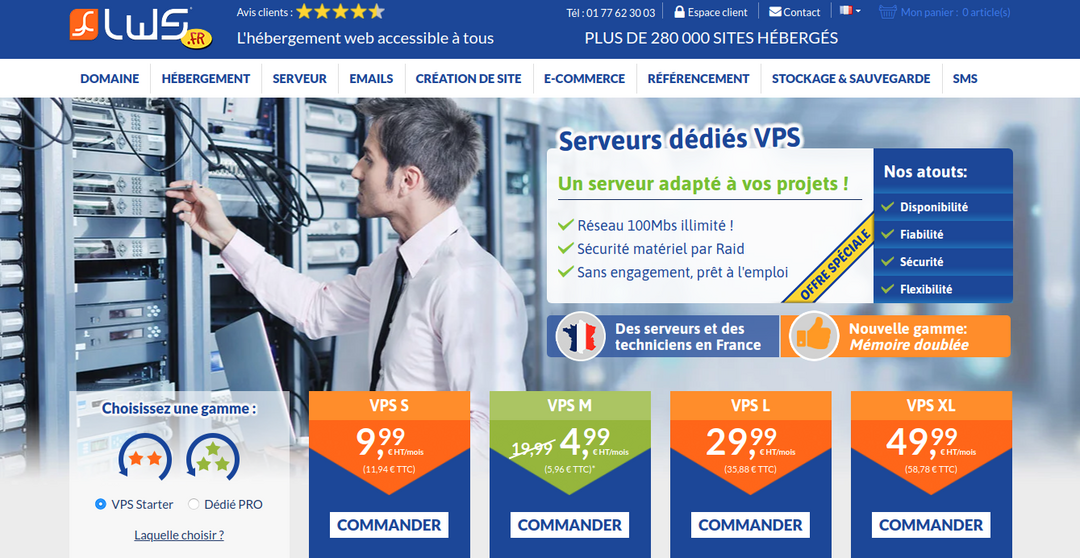 Serveur VPS LWS