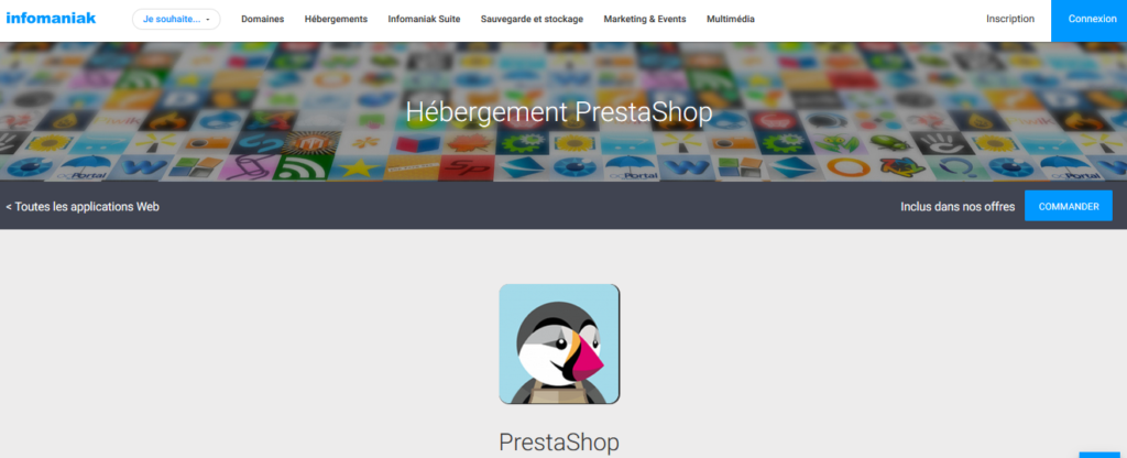 hebergement prestashop infomaniak