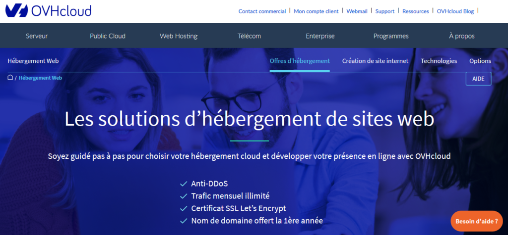 hébergement ovh