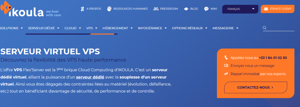 hebergement vps ikoula
