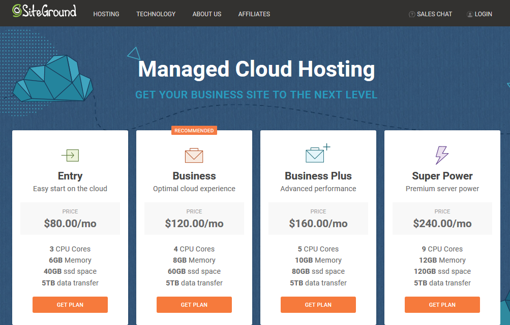 Meilleurs hébergeur serveur dédiés Américain 2 Hébergement dédiés US SiteGround