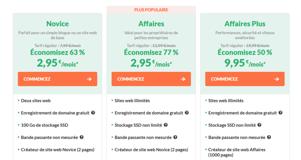 Hébergements pour Drupal Hostpapa