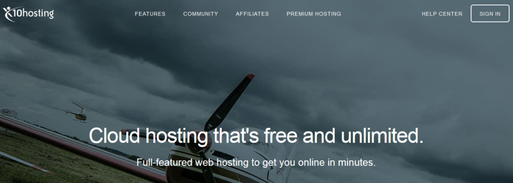 Meilleurs hébergements Web gratuits pour votre site 3 Hébergements Web gratuits x10Hosting