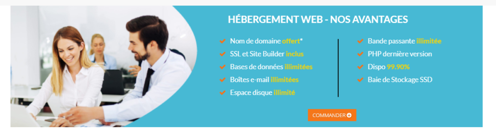 Hébergement illimité