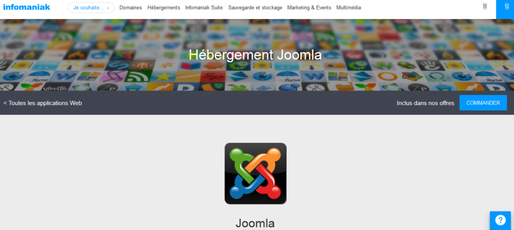 Hébergements pour Joomla Infomaniak