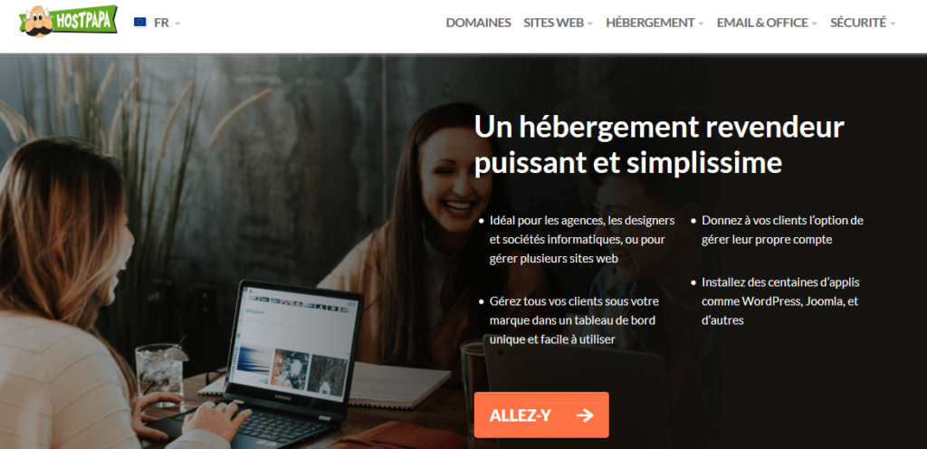 Hébergements revendeurs Hostpapa