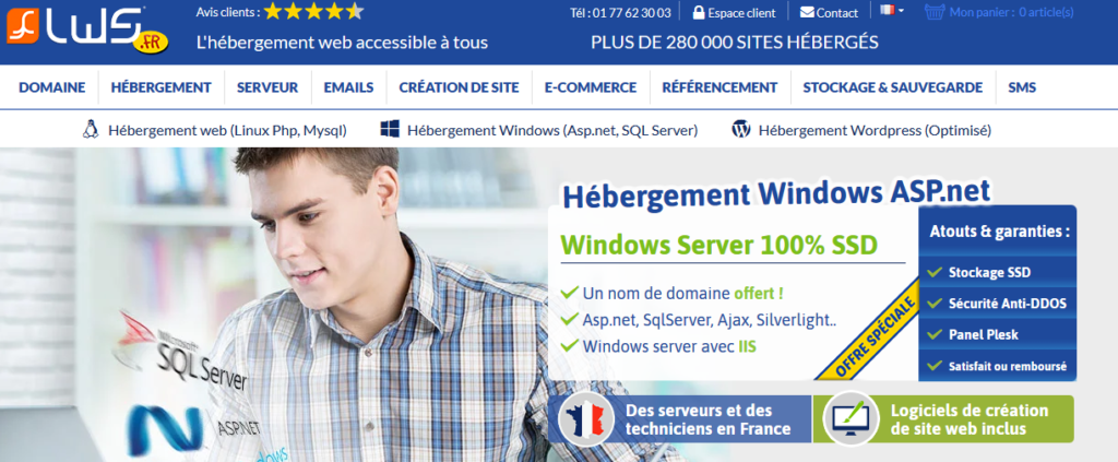 LWS hébergeurs Windows/ASP.NET