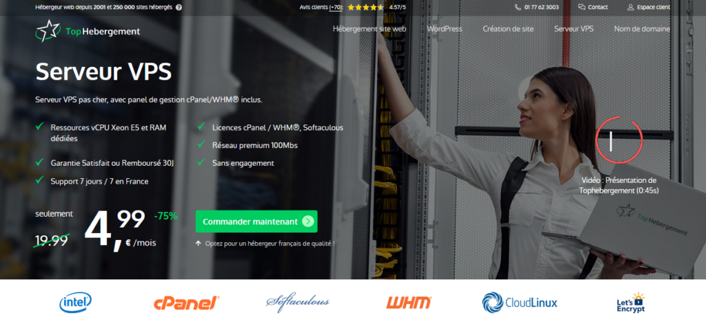 serveur vps top hebergement