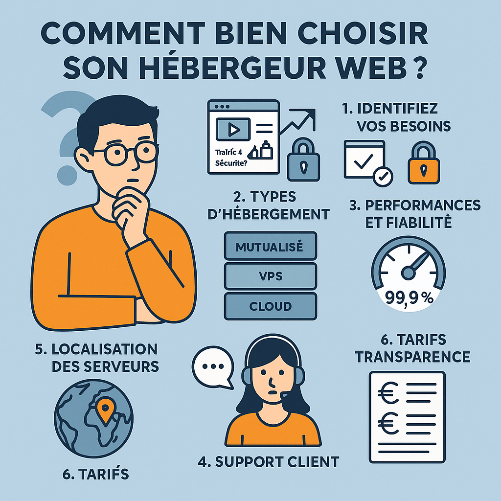 Comment Bien Choisir son Hébergeur Web ? 5 Meilleurs hébergeurs Web, avis et codes promos